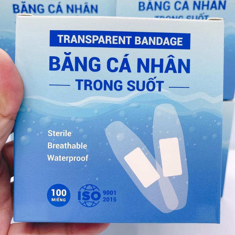 Băng Cá Nhân Trong Suốt 100 miếng