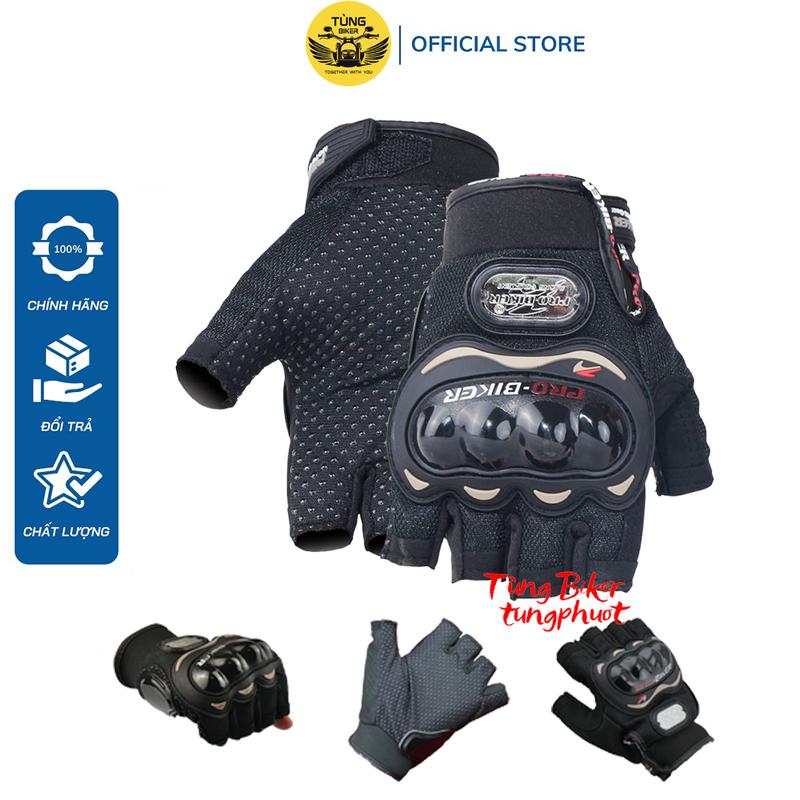 Găng Tay Xe Máy Đi Phượt Probiker Cụt Ngón