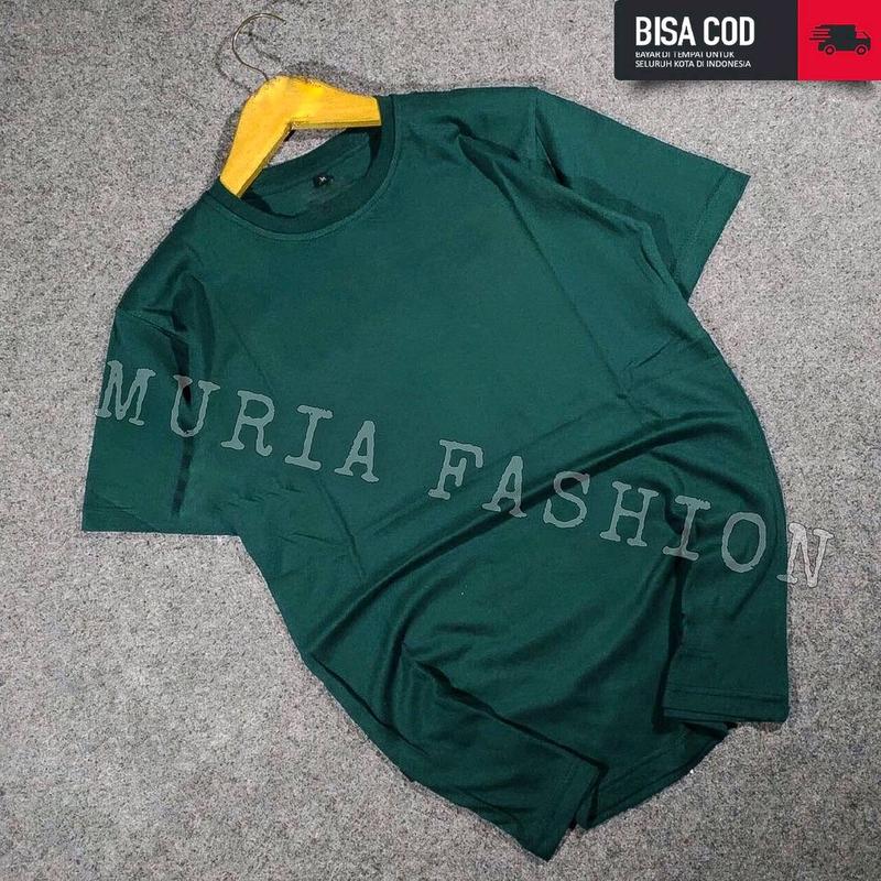 Kaos polos pria 100ribu dapat 7 Santai lengan Pendek Lokal Semi Katun Oblong 6
