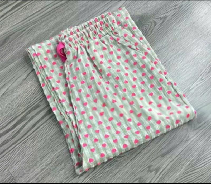 Combo 4 Quần Quần Kẻ Caro Trái Tim Dễ Thương Xinh Xắn Cho Bé Gái Size 9-44kg Chất Liệu Mềm Mịn Thoáng mát (MS 777) 3
