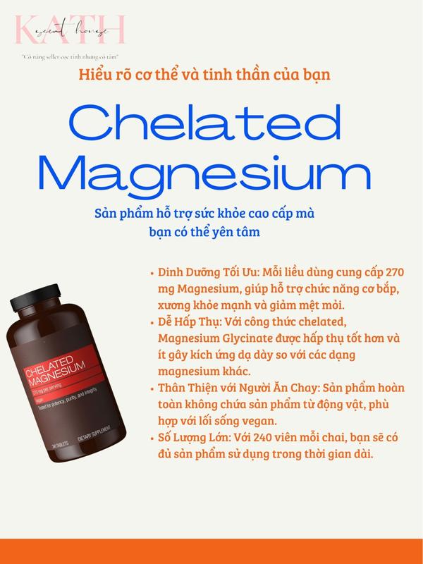 [Kath] Viên Mag.nesium hỗ trợ sức khỏe [viên] chính hãng