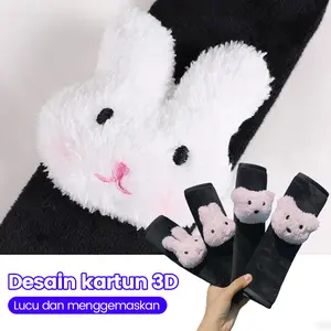 Celana Pengaman Mobil Anak dengan Motif Kelinci & Awan – Hadiah Perjalanan Nyaman, Anti-Slip, Mudah Dipelihkan, Ideal untuk Anak Laki-Laki & Perempuan