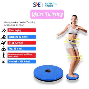 SAEID - Piring Senam Pinggang Pinggul Alat Senam Olahraga Waist Twisting Magnetic Therapy Yogang