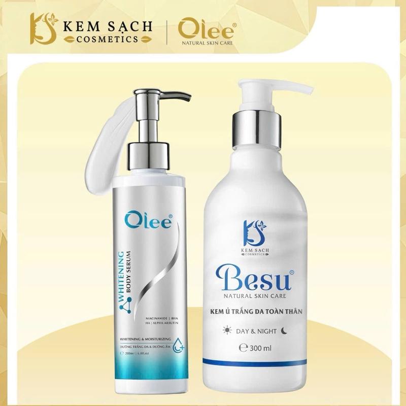 SERUM BODY TẶNG KEM Ủ TRẮNG da toàn thân