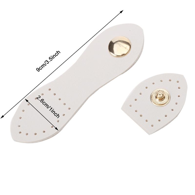 Product Introduction of Bag Accessories 9Cm White Shoulder Strap Buckle Diy Bag Specific Pu Buckle Bag Straps <Hold U Beauty> 12