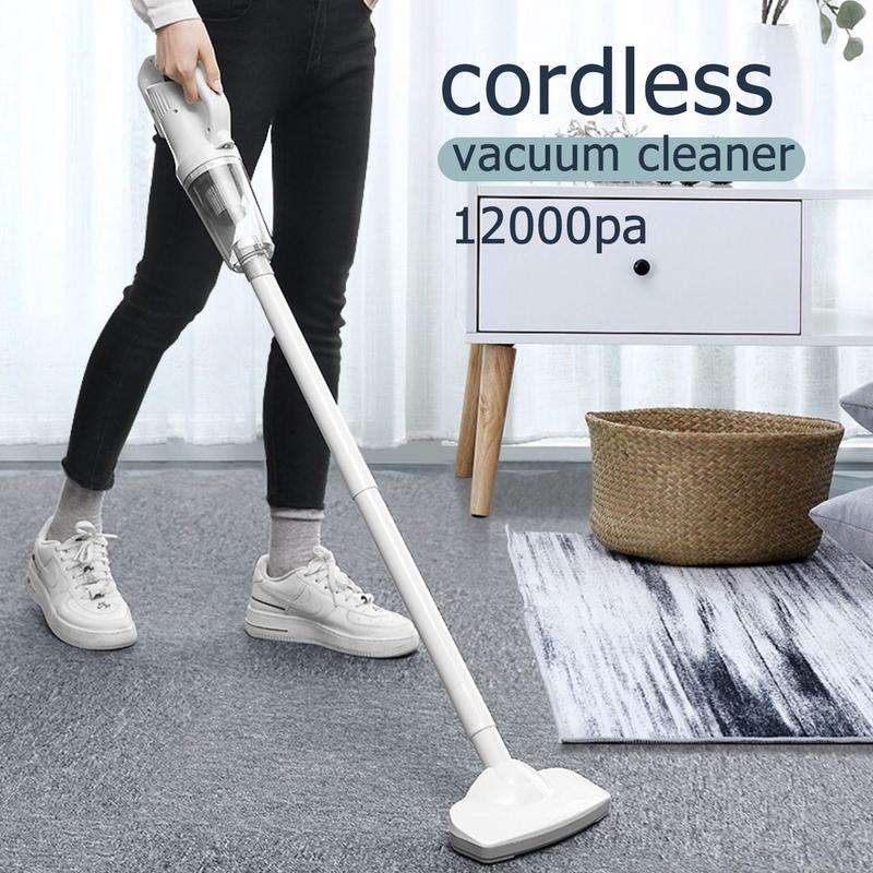 Product Introduction of Mini Portable Cordless Vacuum Cleaner for Bed Home Car, SG 12000PA, Handheld, Wet and Dry 14