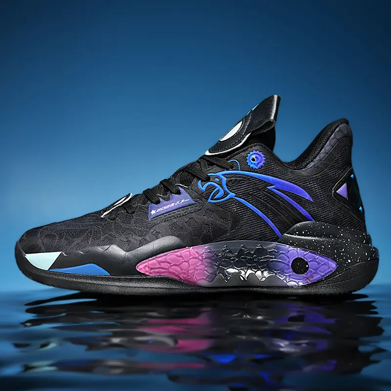 size 36-45 kyrie shock wave 5 original may spike basketball shoes men Training shoes are lightweight, shock-absorbing and of good quality. Professional air cushion. Couple style, non-slip competition.