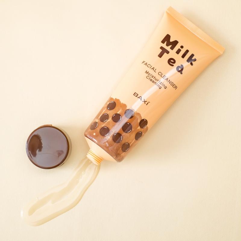 baxi pembersih wajah/pembersih muka/bubble tea facial cleanser 3
