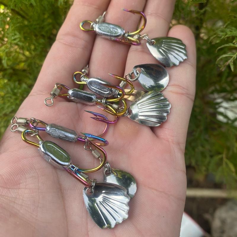 Lưỡi đôi bkk và Sns titan chì đúc thay thế lắp nhái hơi từ 2,7cm-4cm