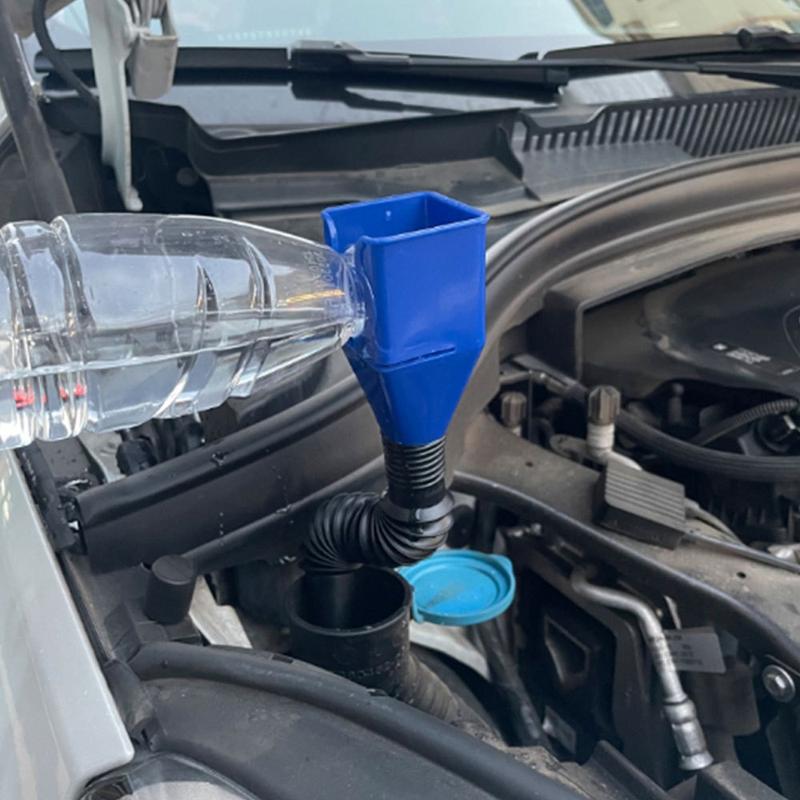 Product Introduction of Car Retractable Refueling Funnel Portable Small Funnel Car Motorcycle Engine Oil Gasoline Refueling Funnel Tool 3