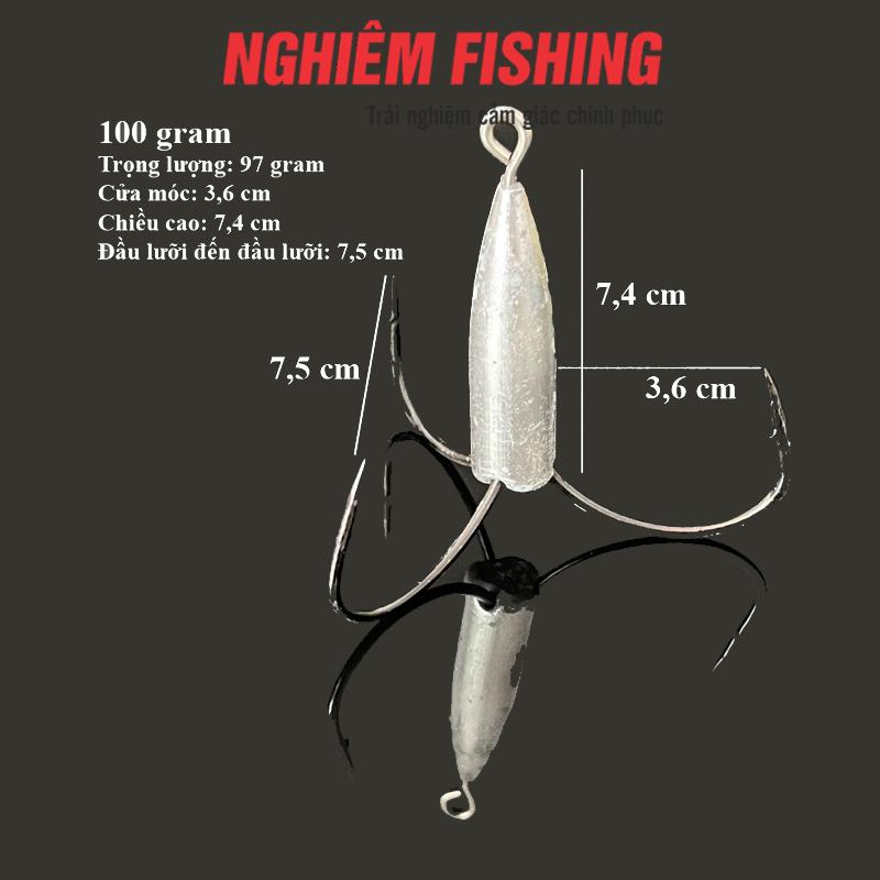 Lưỡi Câu 3 Tiêu Cao Cấp Tỉ Lệ Săn Hàng Cao # LC - 015