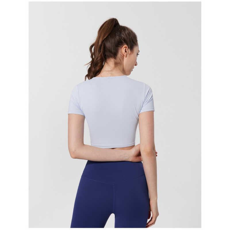 Áo Crop Top Thể Thao Yoga, Thiết Kế Xoắn, Nhanh Khô, Thích Hợp Khiêu Vũ Và Pilates, Mặc Nam Sport Thun Đồng 5
