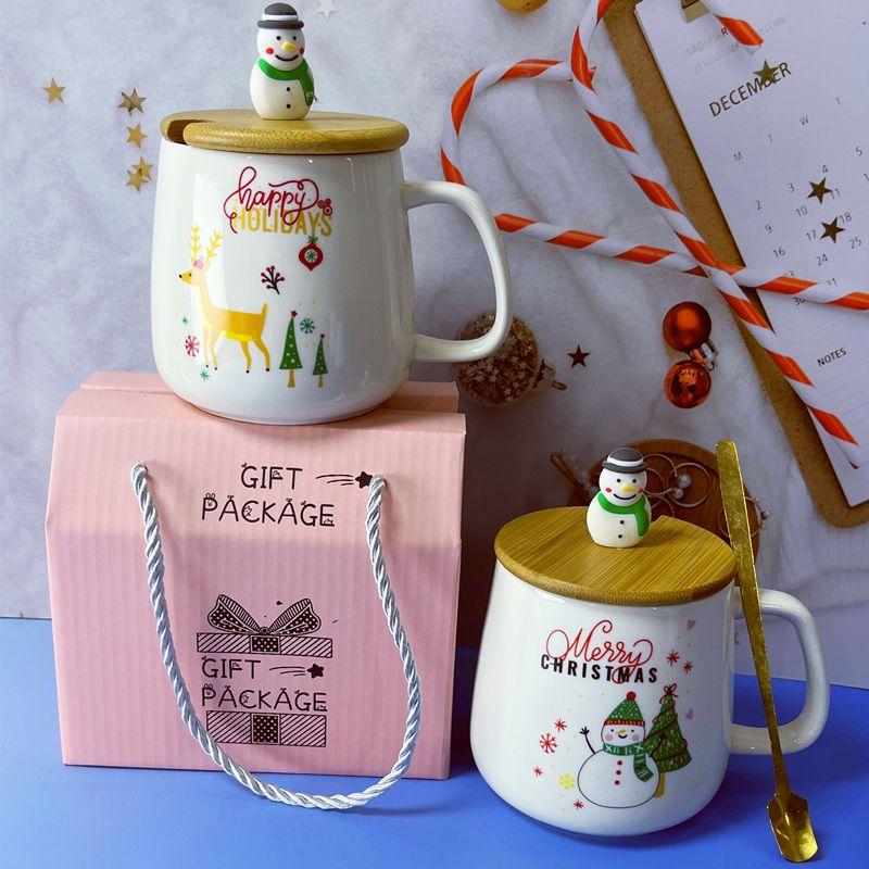 Product Introduction of Cốc Gốm, Thiết Kế Ông Già Noel Giáng Sinh, Hộp Quà Người Tuyết, Cốc Cây Thông Noel, Thích Hợp Làm Quà Tặng Cho Bạn Bè Và Bạn Gái 28