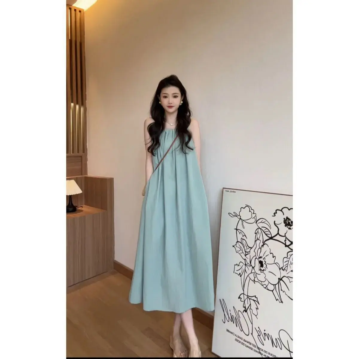 sachin and babi light blue dress White Pique Backless Vest