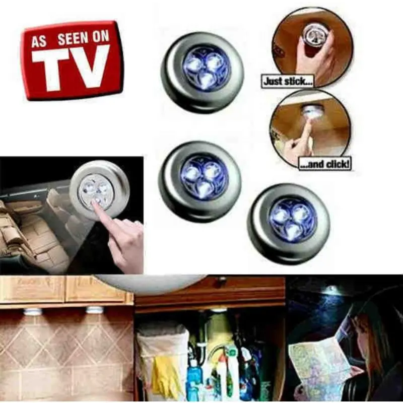 Lampu LED Stick N Click Touch Lampu LED Tempel Emergency