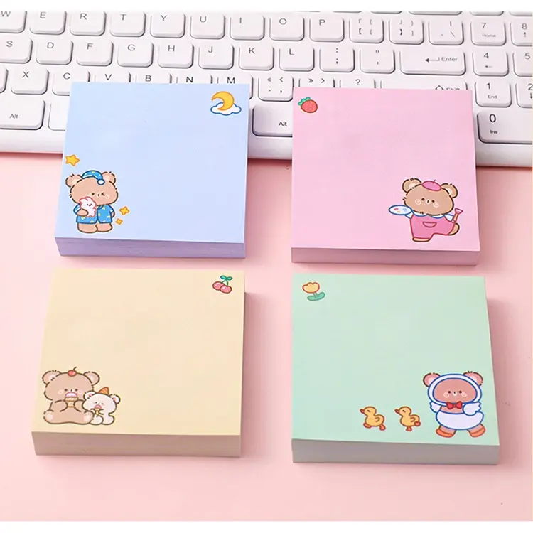 Giấy note, giấy ghi chú hình gấu nâu