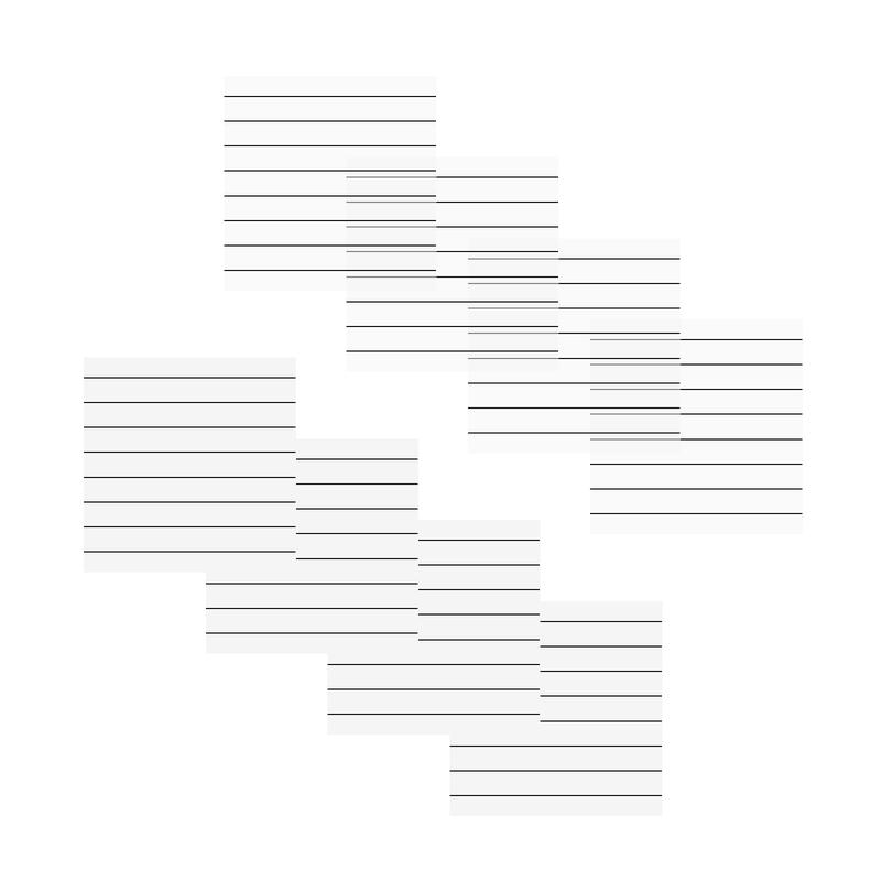 4 Pads Transparent Sticky Note, Size 3x3 Inch Lined Translucent Paper 50 Sheets Per Pad 1