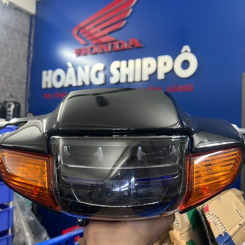 Pha Đèn 2 tầng gắn xe wave thái 110 zhibat honda màu khói