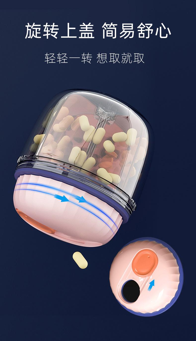 Product Introduction of Portable Pill Box Seven Days a Week Carry Dispenser Three Meals a Day Medicine Drug Storage Separately Packed Case Sealed Waterproof 3