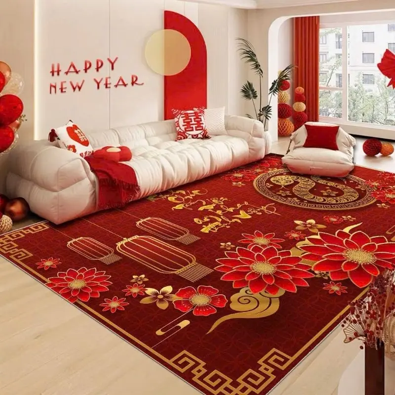 [ GIÁ HỦY DIỆT THẢM TẾT ] Thảm Trải Sàn Bali 5D ,Thảm Trang Trí Phòng Khách Đón Tết Mới Nhất 2025 kich T 1m6x2m3 +2mx3m 5