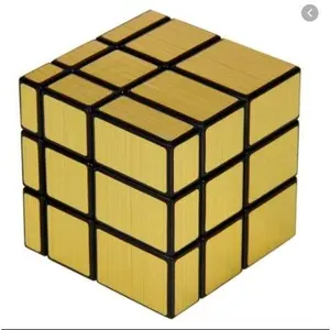 Cube Magic Puzzle Mirror - MoYu Meilong Mirror 3x3 - Black GOLD EMAS Games