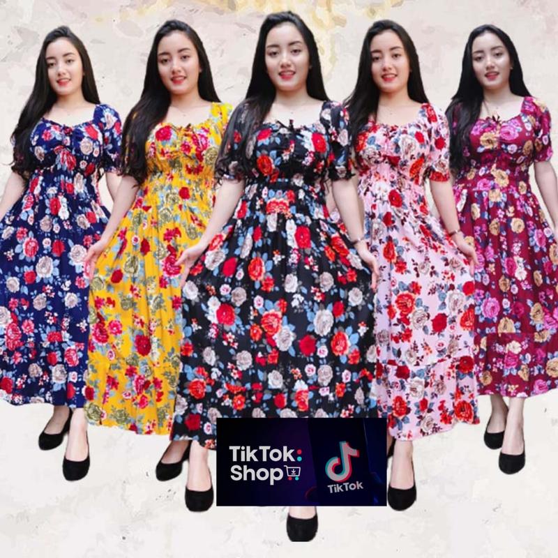 Product Introduction of DRESS KERUT TALI DADA | DASTER BALI SANTAI KERUT KARET RAYON SUPER 2