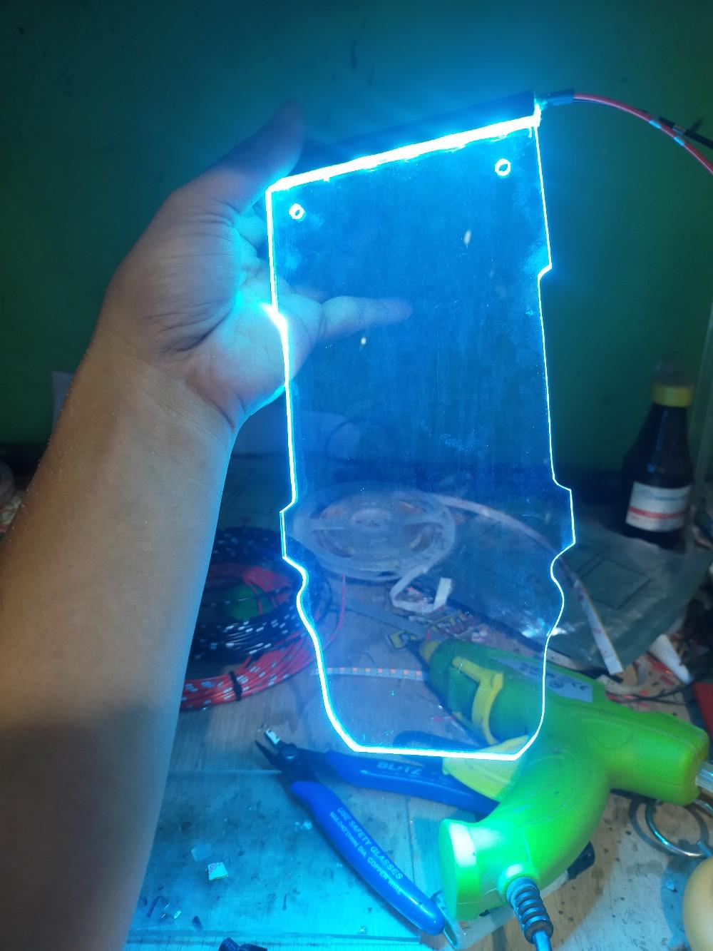 akrilik mudflap penahan lumpur vixion