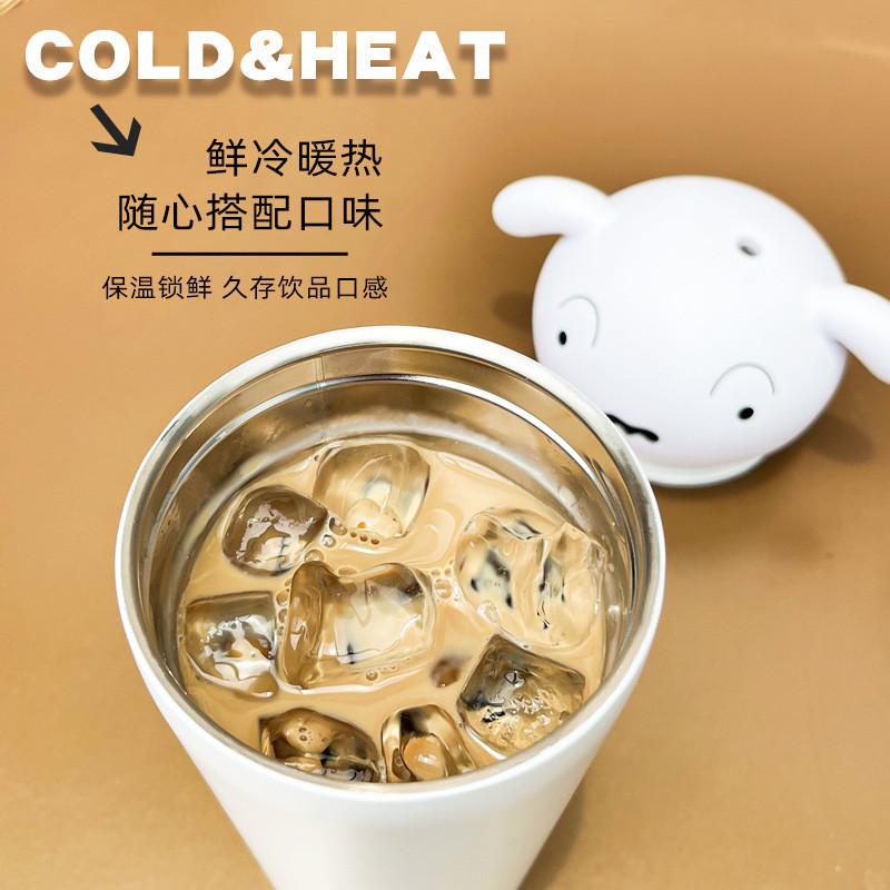 Bình Nước, Bút Chì Màu Shin Chan, Đầu To, Bình Giữ Nhiệt Ngớ Ngẩn, Dung Tích Lớn 600ml, Có Ống Hút, Cốc Quà Tặng 8