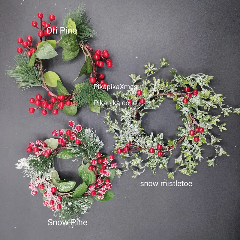 Christmas Ring Wreath Berry Natal 0