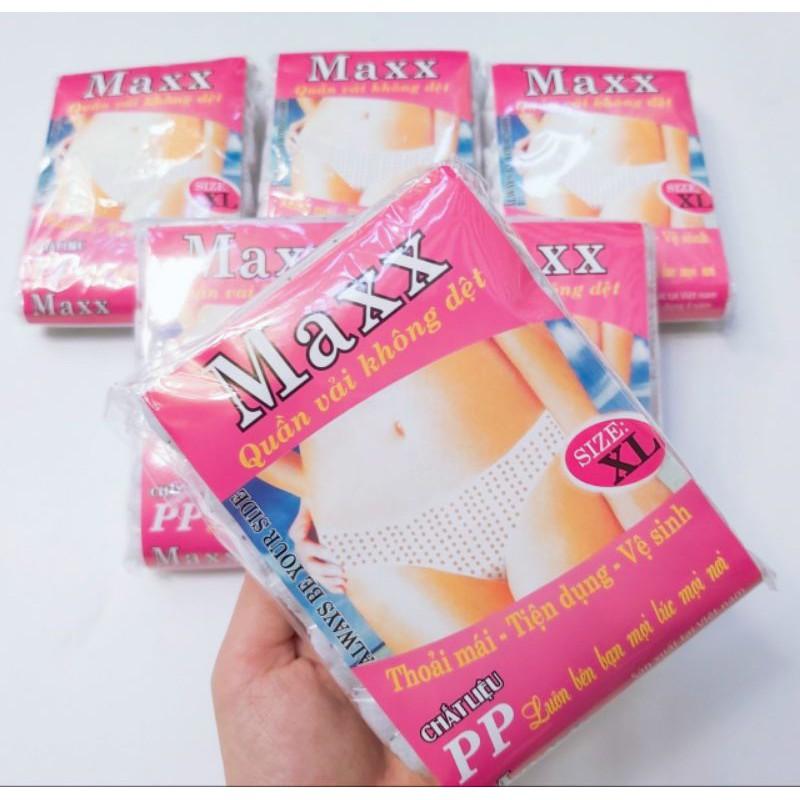 ( Gói 5 cái ) Quần lót giấy / Quần lót mặc một lần (maxx - naris) cho mẹ sau sanh