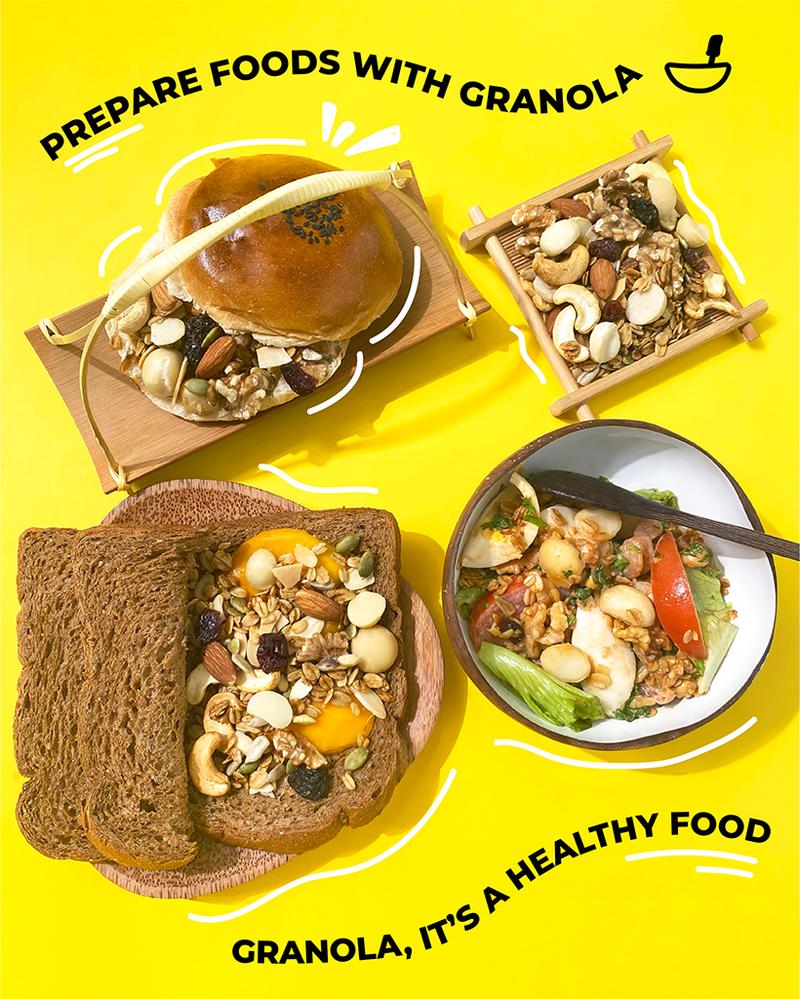 Product Introduction of ️️️[CHÍNH HÃNG]️OLABEN Granola 500g Siêu Hạt Dinh Dưỡng Vị Truyền Thống Túi 500g 3