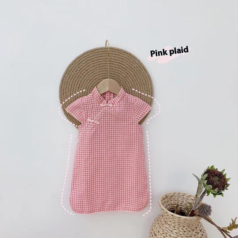Product Introduction of Girls' Chinese Style Retro Hanfu Summer Children's Fashionable Cheongsam Dress Baby Skirt Cross-border One-piece Dropshipping 13
