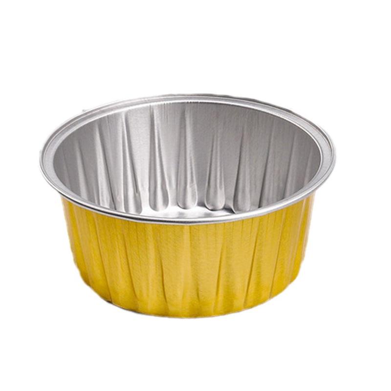 Product Introduction of Pudding Cup Cake Shrimp Egg Mold Cake Air Fryer Special Bowl Tin Paper Box Small Baking Tray Tin Paper Box 23