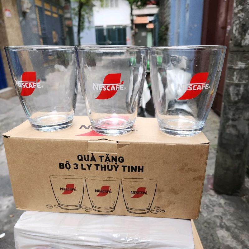 Bộ 3 ly thủy tinh Nes Cafe 0