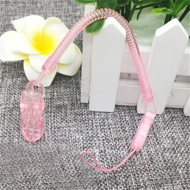 Product Introduction of Baby Infant Toddler Spring Dummy Pacifier Soother  Clip Chain Holder Strap 19