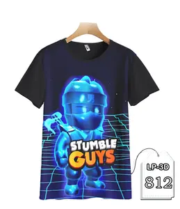 Kaos Game Anak Trendy Stumble Guys DYNAMITRON Fullprint Anak dan Dewasa #LP3D-812 Fashion