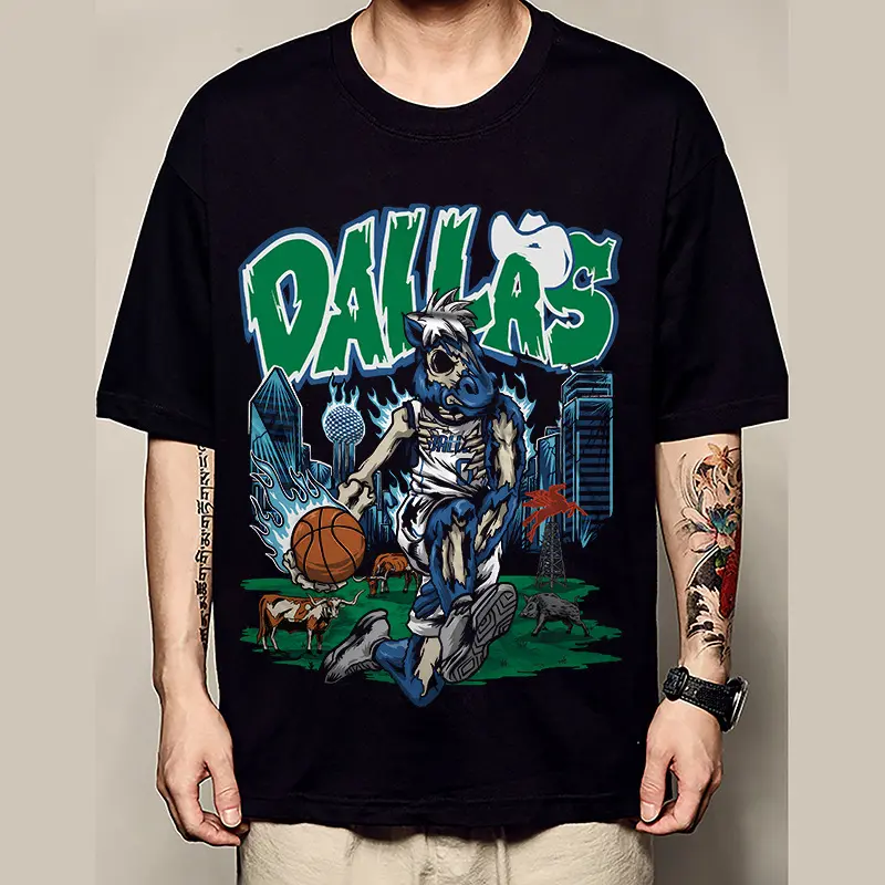 Áo Thun Cổ Điển Mỹ, Đội Bóng Rổ Dallas Mavericks, Dallas