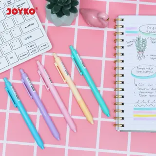 (1 Pack) Gel Pen Pulpen Pena Joyko GP-367 Yoi Gel 0.5 mm isi 5 Pcs 5