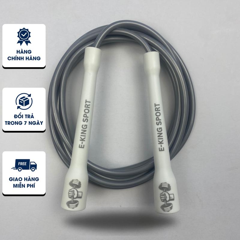 [EKingSport][Bảo hành 3 tháng]Dây Nhảy Tốc Độ E-King Sport 6mm - PVC Rope - Dây Nhảy Thể Dục - Dụng Cụ Tập Luyện - Dây Dài 3m - Speed Rope[Tập Gym]