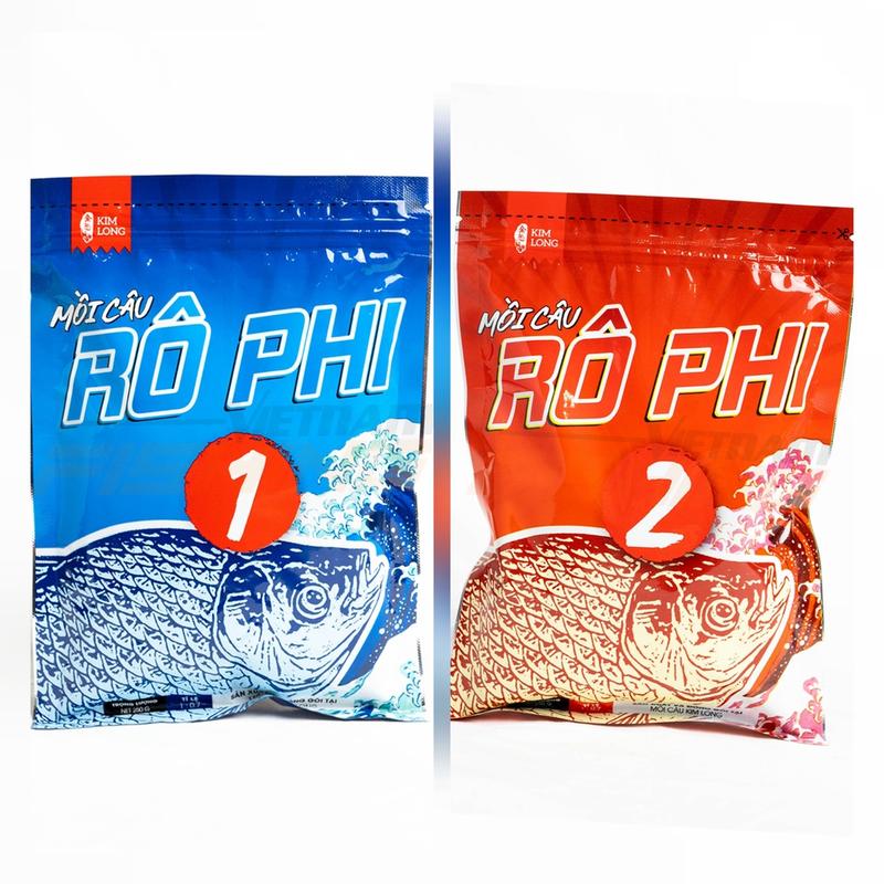 Mồi Câu Cá Rô Phi Kim Long Số 1 Số 2 Trọng Lượng 250g gói- Đồ Câu Công Biện Đi Câu Bắt Cá