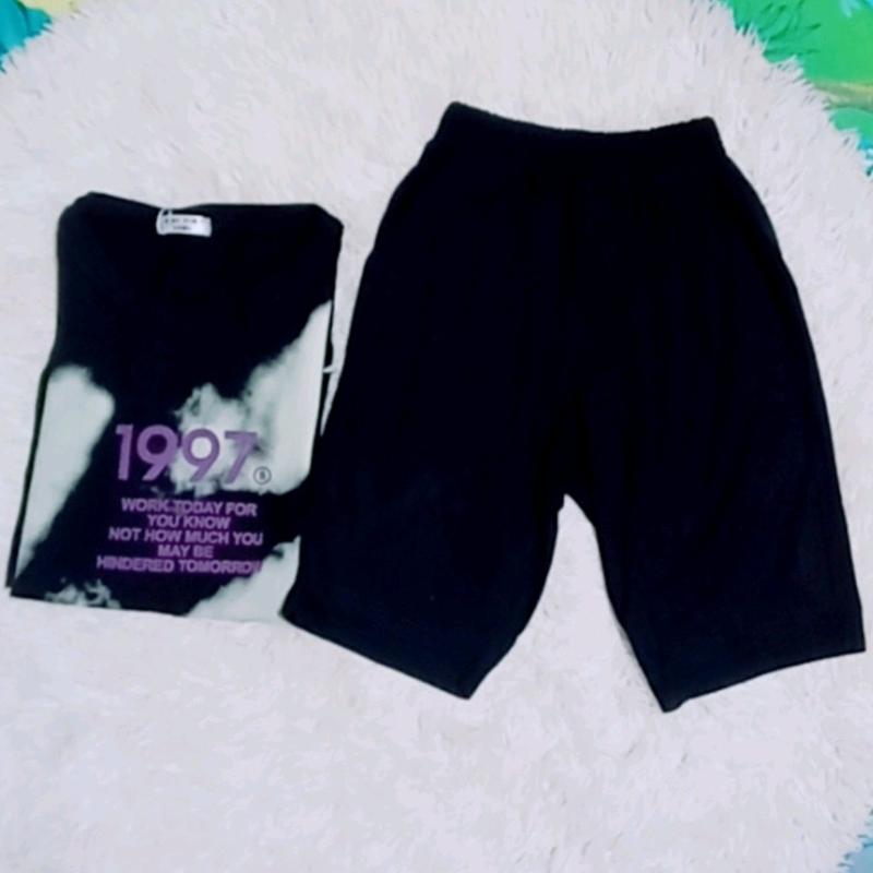 Sét Bộ Cotton 4 Màu, Sét Cotton Loang Cổ Tròn Cotton Nữ 3
