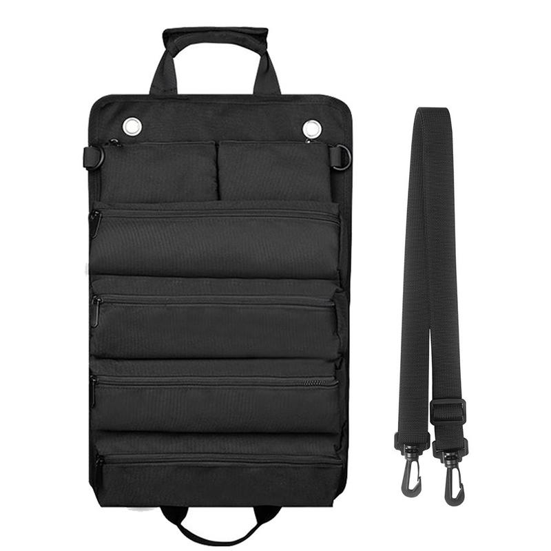 Storage Tool Bag Roll Up with 4 Large PocketsOrganizer Waterproof Oxford Cloth 7