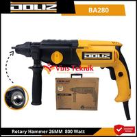 Gambar DOLIZ BA280 Mesin Bor Beton Rotary Hammer 26mm 800Watt SDS Plus BA 280 dari Vins Teknik Bekasi Kota Bekasi 1 Tokopedia