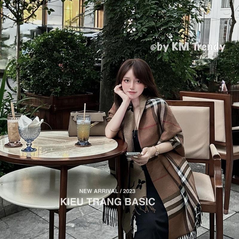 Khăn dạ chữ nhật (dùng được 2 mặt) siêu xinh cực hot Khăn Choàng, Quàng Cổ