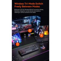 Gambar Meetion MK14 Mechanical Keyboard 87‑Key TKL Tri‑Mode Bluetooth+2.4G+Wired RGB Hot‑Swappable - Hitam dari URBAN GEEKS Kota Administrasi Jakarta Timur 3 Tokopedia