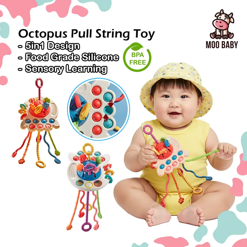 ⭐Moo Baby Mainan Baby 6 Bulan ke Atas Mainan Montessori Mainan - TikTok ...