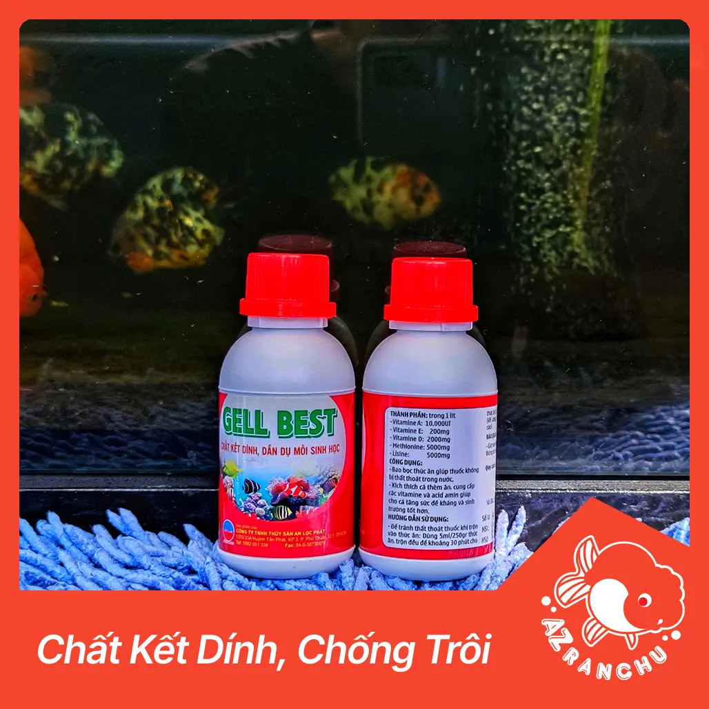 Chất kết dính Gell Best - Bao bọc giúp chất trộn không bị thất thoát trong nước - AZRanchu