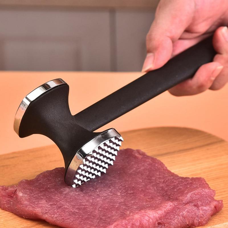 Product Introduction of Steak Hammer Mallet Double-Sided Zinc Alloy Meat Tenderizer Meat Pounder Maximizes Food Flavor Meat Hammer Steak Meat Cooking 17