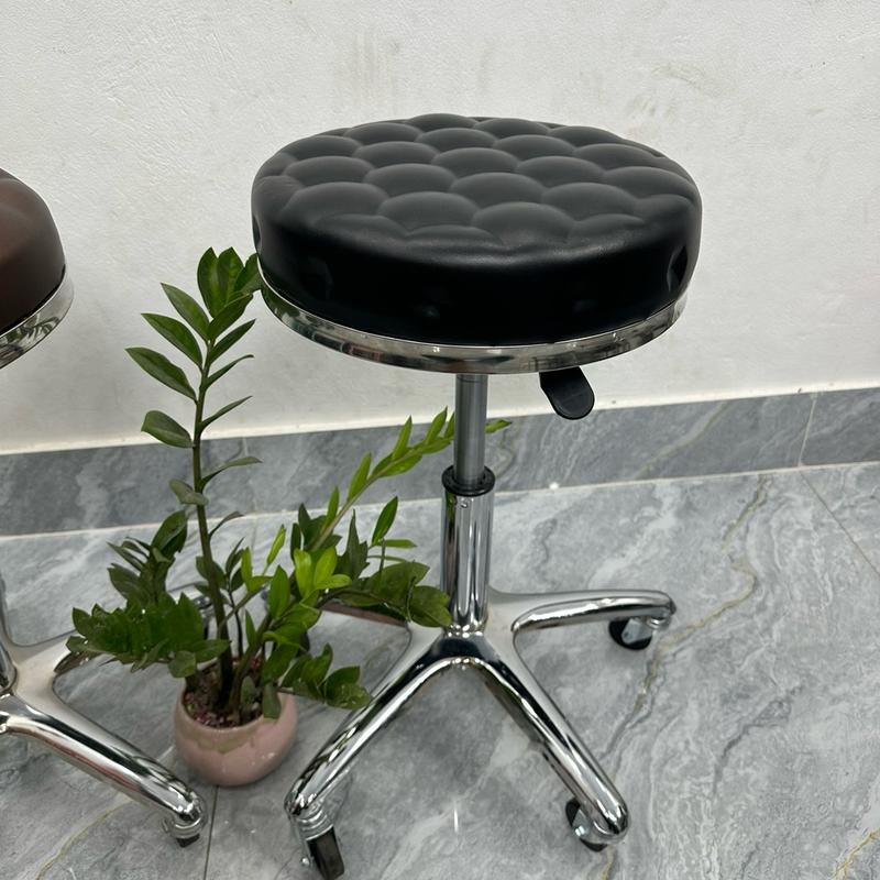 GHẾ CHÂN ĐÚC ĐẶC - BÁNH XE CAO SU - CAO CẤP