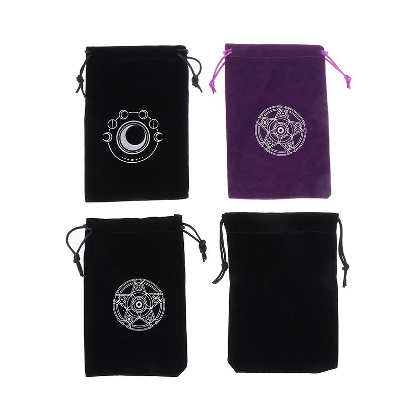 Product Introduction of [MMG]1Pc Velvet Tarots Oracle Cards Storage Bag Runes Constellation Witch Divination Accessories Jewelry  Bag Drawstring Pouch 23